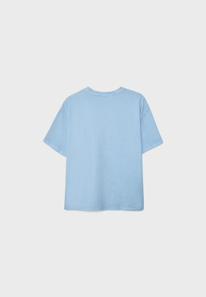 Kurzarm-T-Shirt mit Grafik und Applikation