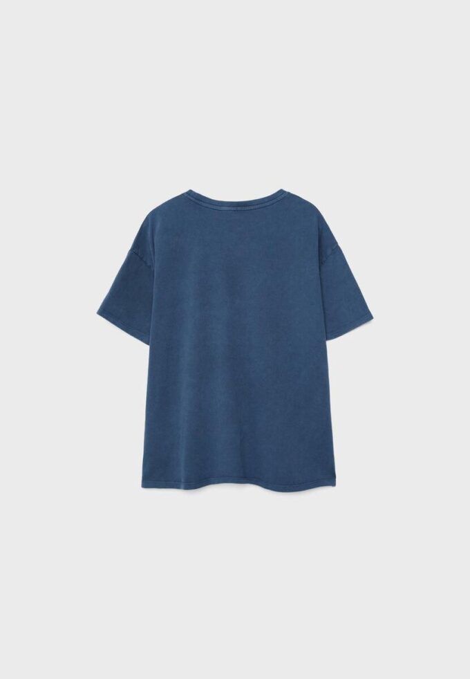 Kurzarm-T-Shirt mit Grafik und Applikation