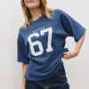 Kurzarm-T-Shirt mit grafischem Detail