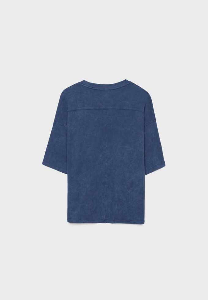 Kurzarm-T-Shirt mit grafischem Detail