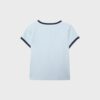 Kurzarm-T-Shirt mit Kontrastdruck