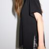 Kurzarm-T-Shirt mit Spitzenbesatz Kurzarm-T-Shirt mit Spitzenbesatz