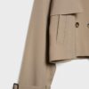 Kurzer, fließender Trenchcoat Kurzer, fließender Trenchcoat