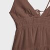 Kurzes, fließendes Kleid mit Bindedetail am Rücken