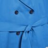 Kurzes, fließendes Trenchcoat mit Gürtel