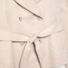 Kurzes, fließendes Trenchcoat mit Gürtel
