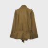 Kurzes Trenchcoat mit hohem Kragen Kurzes Trenchcoat mit hohem Kragen