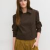 Kurzes Zweireihiger Trenchcoat Kurzes Zweireihiger Trenchcoat