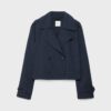 Kurzes Zweireihiger Trenchcoat Kurzes Zweireihiger Trenchcoat