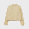 Kurzes Zweireihiger Trenchcoat