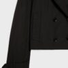 Kurzes Zweireihiger Trenchcoat
