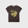 Kurzärmeliges T-Shirt mit Bananenmuster