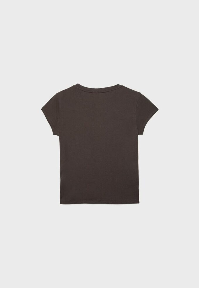 Kurzärmeliges T-Shirt mit Bananenmuster