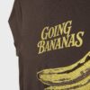 Kurzärmeliges T-Shirt mit Bananenmuster