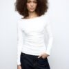 Langarm-T-Shirt mit Raffung Langarm-T-Shirt mit Raffung