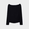 Langarm-T-Shirt mit Raffung