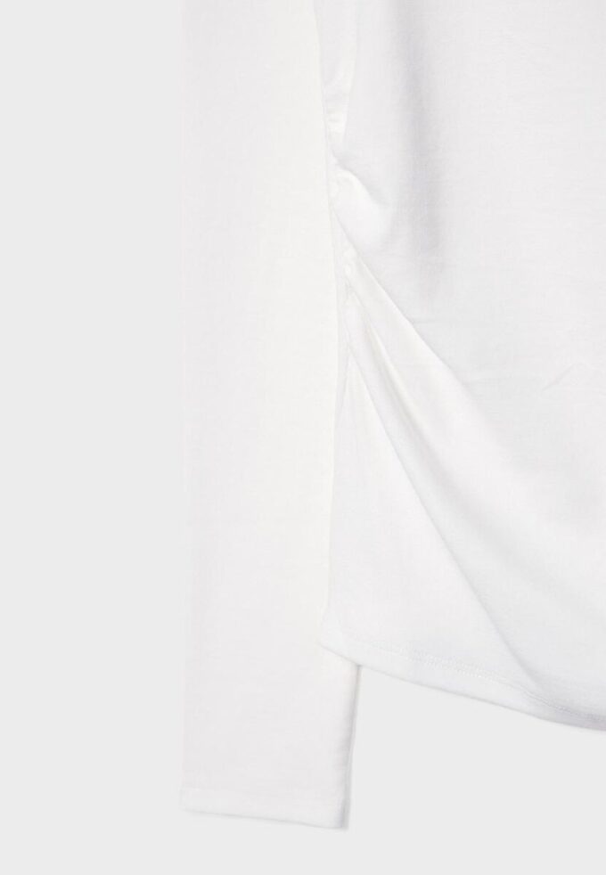 Langarm-T-Shirt mit Raffung Langarm-T-Shirt mit Raffung