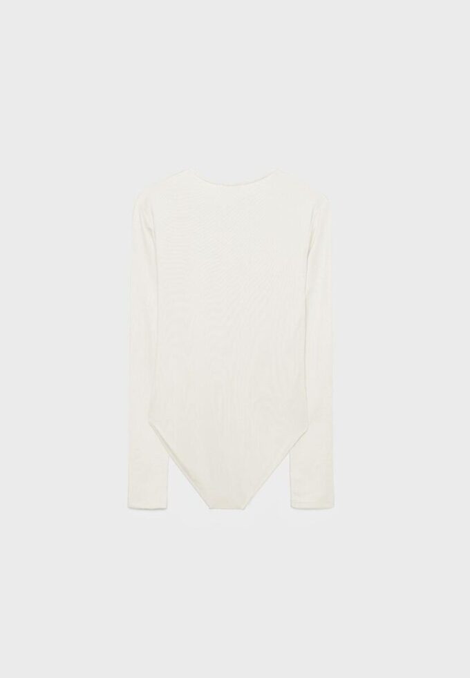 Langärmeliger Body aus Polyamid Langärmeliger Body aus Polyamid