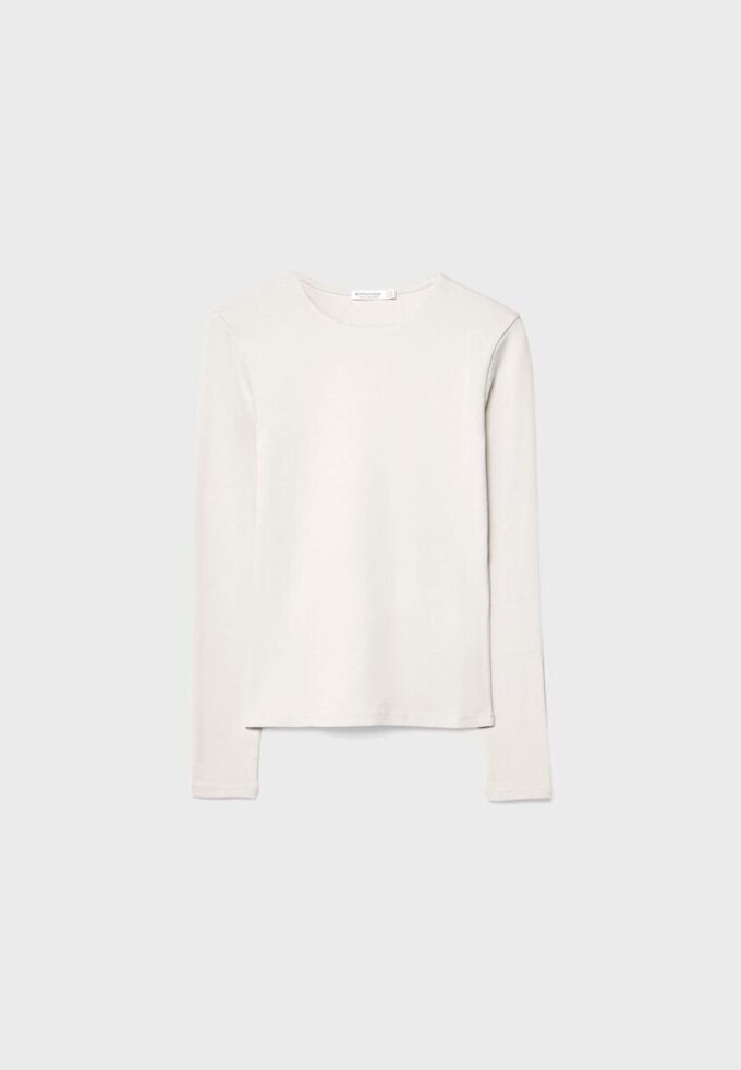 Langärmliges Basic-T-Shirt Langärmliges Basic-T-Shirt
