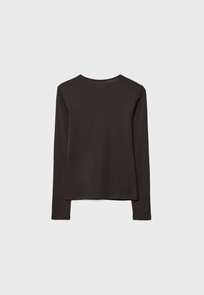 Langärmliges Basic-T-Shirt Langärmliges Basic-T-Shirt