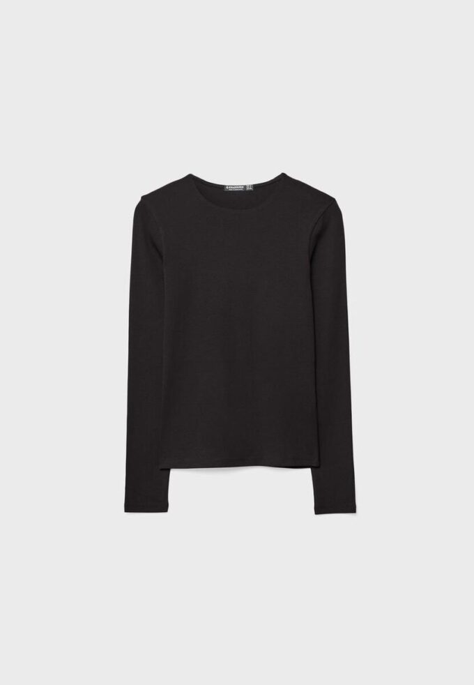 Langärmliges Basic-T-Shirt Langärmliges Basic-T-Shirt