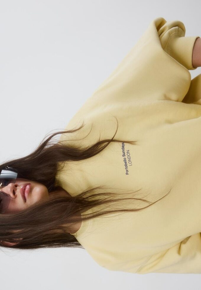 Langärmliges Sweatshirt mit Rundhalsausschnitt und Aufdruck