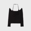 Langärmliges T-Shirt mit Neckholder Langärmliges T-Shirt mit Neckholder