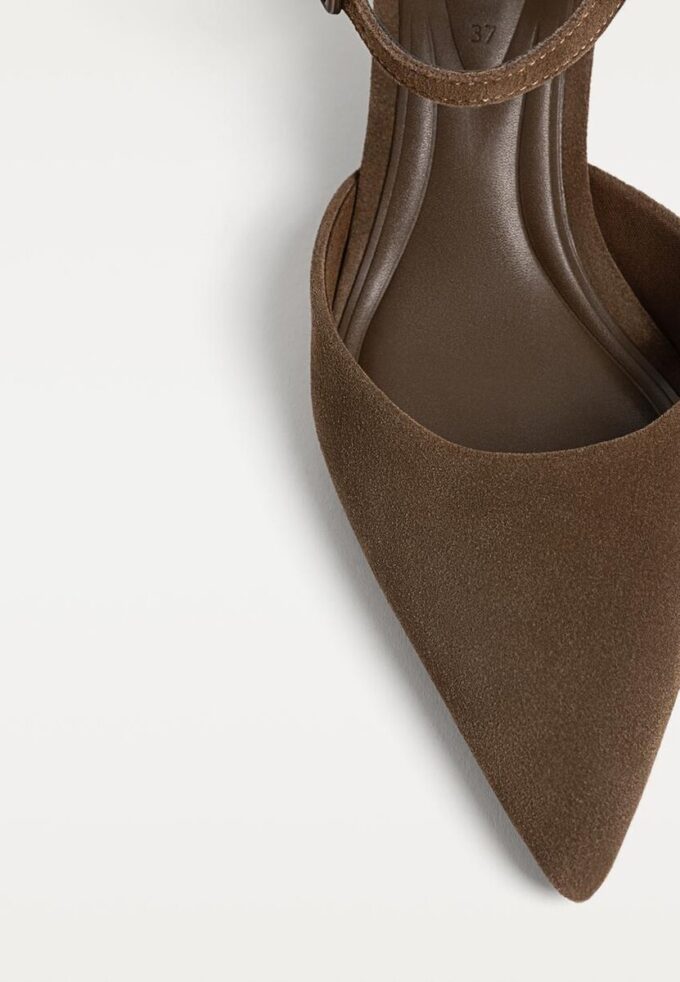 Leder-Absatzschuhe