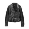 Leder-Bikerjacke Leder-Bikerjacke