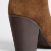 Leder-Cowboy-Stiefeletten