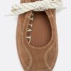Leder-Sneaker mit Schleife