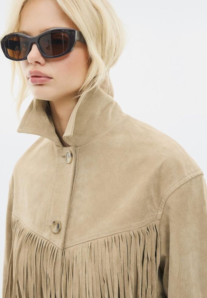 Lederjacke mit Fransen Lederjacke mit Fransen
