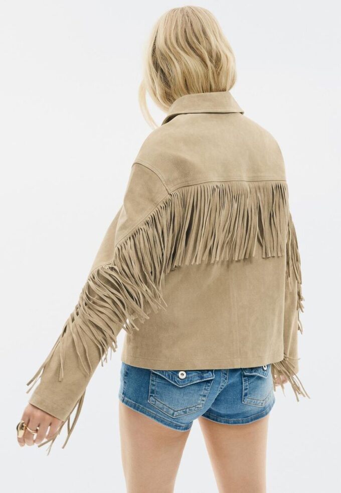 Lederjacke mit Fransen Lederjacke mit Fransen