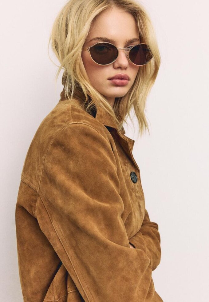 Lederjacke mit Taschen Lederjacke mit Taschen