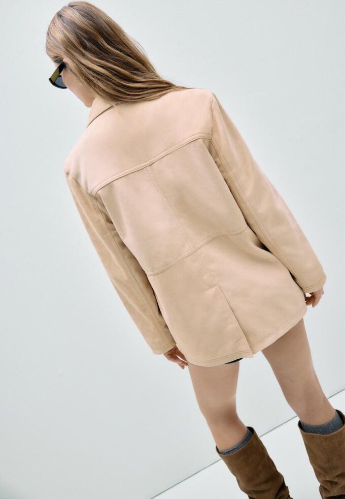 Lederjacke mit Taschen Lederjacke mit Taschen