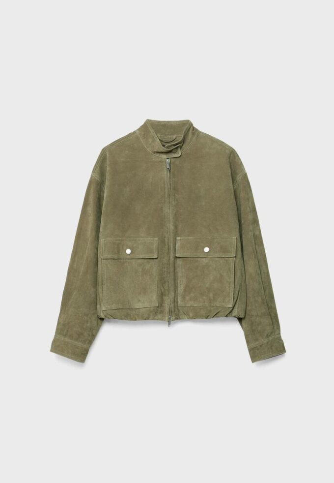 Lederjacke mit Taschen Lederjacke mit Taschen