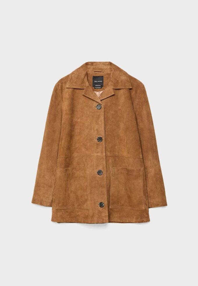 Lederjacke mit Taschen Lederjacke mit Taschen