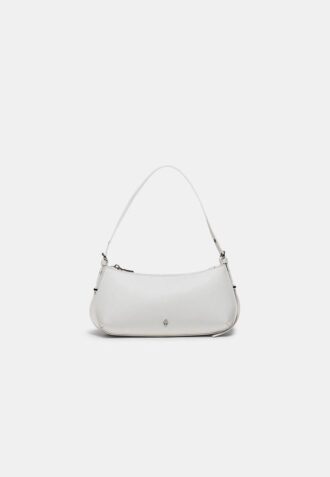 Längliche Schultertasche mit Ösen
