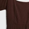 Lockeres Maxikleid mit gekreuztem Rücken