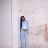 Low-Rise-Jeans mit geradem Bein