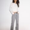 Low-Rise-Jeans mit geradem Bein