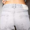 Low-Rise-Jeans mit geradem Bein