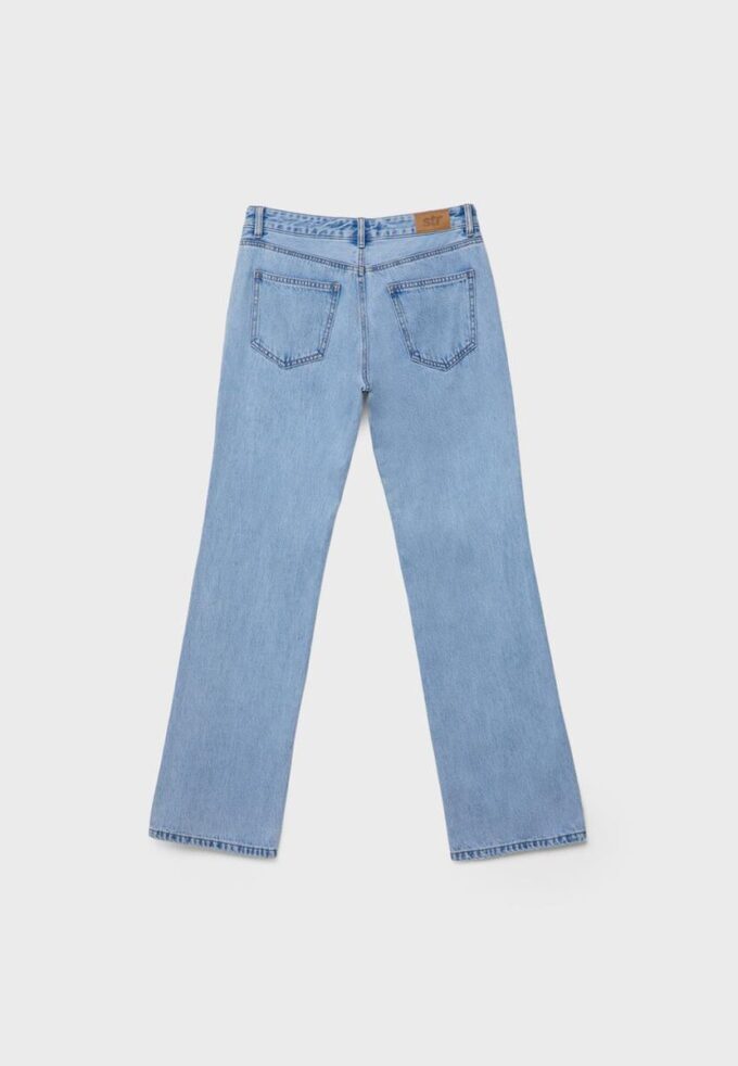 Low-Rise-Jeans mit geradem Bein