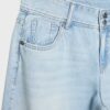 Low-Rise-Jeans mit zwei Knöpfen Low-Rise-Jeans mit zwei Knöpfen