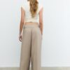 Lyocell-Hose mit Abnähern und Kette