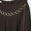 Lyocell-Hose mit Abnähern und Kette