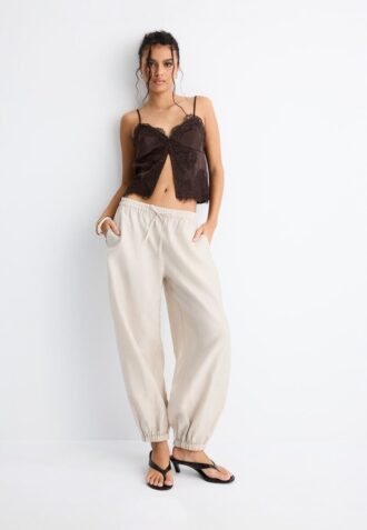 Lyocell-Sarouel-Hose