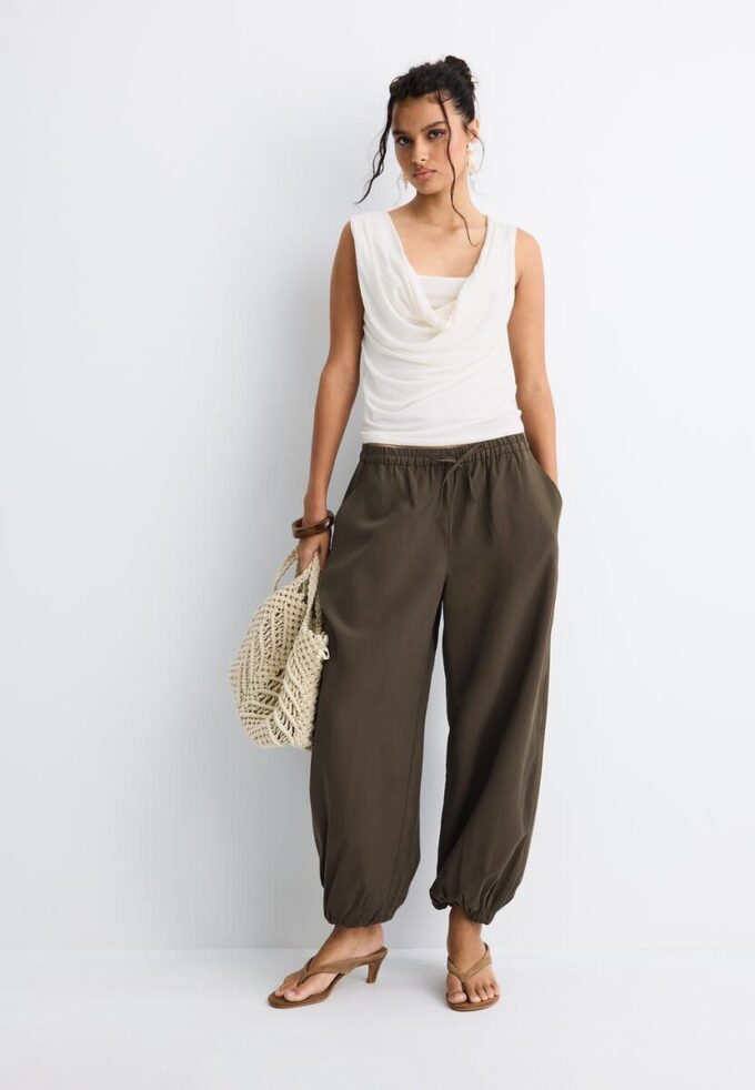 Lyocell-Sarouel-Hose Lyocell-Sarouel-Hose
