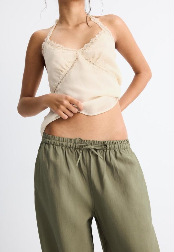 Lyocell-Sarouel-Hose
