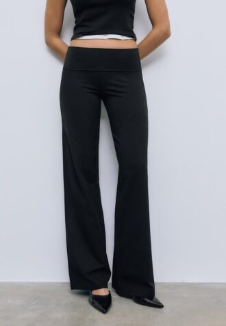 Mesh-Hose mit umgeschlagenem Bund
